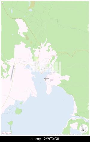 Strahan, Westküste, AU, Australien, Tasmanien, s 42 9' 6'', N 145 19' 38'', Karte, Karte, Kartenausgabe 2024. Erkunden Sie Cartascapes, eine Karte, die die vielfältigen Landschaften, Kulturen und Ökosysteme der Erde enthüllt. Reisen Sie durch Zeit und Raum und entdecken Sie die Verflechtungen der Vergangenheit, Gegenwart und Zukunft unseres Planeten. Stockfoto