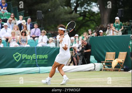 BILDER ABLEGEN. Oktober 2024. Der 38-jährige spanische Tennisprofi Rafael Nadal hat angekündigt, dass er am Ende dieser Saison in den Ruhestand gehen wird. Nadal hat 22 Grand Slams in seiner Tenniskarriere gewonnen. Stoke Poges, Buckinghamshire, 26. Juni 2015. Rafael Nadal spielt Tennis in den Boodles im Stoke Park, Stoke Poges, Buckinghamshire. Kredit: Maureen McLean/Alamy Stockfoto