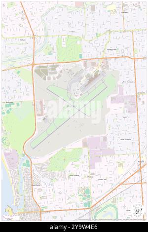 Adelaide Airport, City of West Torrens, AU, Australien, South Australia, S 34 56' 42''', N 138 31' 50''', Karte, Cartascapes Map, veröffentlicht 2024. Erkunden Sie Cartascapes, eine Karte, die die vielfältigen Landschaften, Kulturen und Ökosysteme der Erde enthüllt. Reisen Sie durch Zeit und Raum und entdecken Sie die Verflechtungen der Vergangenheit, Gegenwart und Zukunft unseres Planeten. Stockfoto