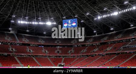 Budapest, Ungarn. Oktober 2024. BUDAPEST, 11.10.2024, Puskas Arena, Saison 2024/2025 UEFA Nations League Spiel zwischen Ungarn und den Niederlanden und Ungarn. Stadionübersicht Credit: Pro Shots/Alamy Live News Stockfoto