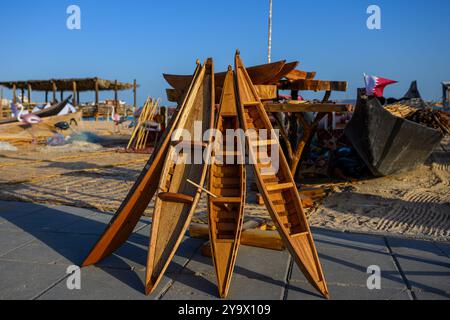 Doha, Katar - 29. November 2023: Traditionelles Dhow Boat Festival Katara Beach Katar Stockfoto