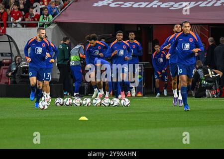 Nederlands während des UEFA Nations League-Spiels zwischen Ungarn und Holland am 11. Oktober 2024 im Stadion der Puskas Arena in Budapest, Ungarn Credit: Independent Photo Agency Srl/Alamy Live News Stockfoto