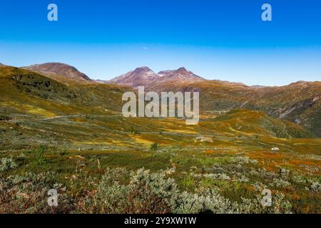 Norwegen, Vestland, Jostedalsbreen-Nationalpark, Blick auf die Highlands Stockfoto