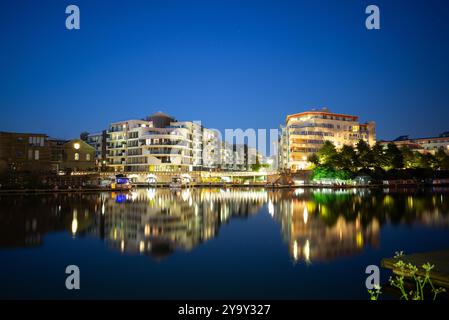 Porto Kai im schwimmenden Hafen in bristol Stockfoto