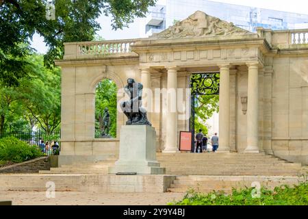 Usa, Pennsylvania, Philadelphia, Rodin Museum Stockfoto