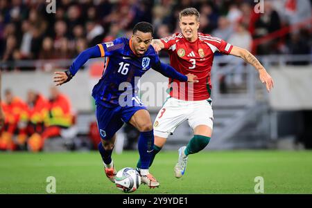 Budapest, 2024. 10. 11. UEFA Nations League, UNGARN-NIEDERLANDE, 2025, UNGARN-NIEDERLANDE, Puskas Arena, Budapest, Ungarn, Quelle: Gabriella Barbara/Alamy Live News Stockfoto