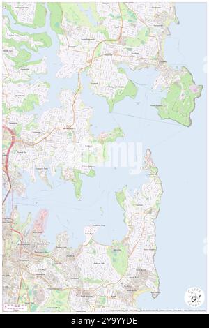 Georges Heights Lookout, Mosman, AU, Australien, New South Wales, s 33 50' 10'', N 151 15' 32'', Karte, Cartascapes Map, veröffentlicht 2024. Erkunden Sie Cartascapes, eine Karte, die die vielfältigen Landschaften, Kulturen und Ökosysteme der Erde enthüllt. Reisen Sie durch Zeit und Raum und entdecken Sie die Verflechtungen der Vergangenheit, Gegenwart und Zukunft unseres Planeten. Stockfoto