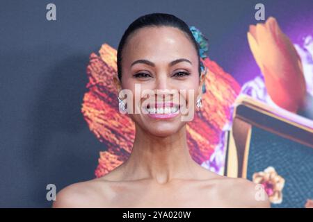 London, Großbritannien. Oktober 2024. Zoe Saldana besuchte die Premiere von Emilia Perez während des 68. BFI London Film Festival in der Royal Festival Hall in London, England am 11. Oktober 2024. Foto: Aurore Marechal/ABACAPRESS. COM Credit: Abaca Press/Alamy Live News Stockfoto