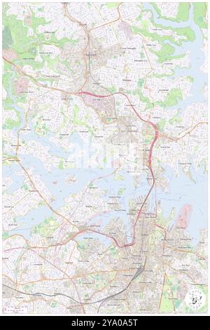 Barry Island Reserve, North Sydney, AU, Australien, New South Wales, s 33 50' 19'', N 151 11' 19'', Karte, Cartascapes Map, veröffentlicht 2024. Erkunden Sie Cartascapes, eine Karte, die die vielfältigen Landschaften, Kulturen und Ökosysteme der Erde enthüllt. Reisen Sie durch Zeit und Raum und entdecken Sie die Verflechtungen der Vergangenheit, Gegenwart und Zukunft unseres Planeten. Stockfoto