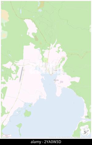 Motel Strahan, Westküste, AU, Australien, Tasmanien, s 42 9' 6'', N 145 19' 3'', Karte, Cartascapes Map, veröffentlicht 2024. Erkunden Sie Cartascapes, eine Karte, die die vielfältigen Landschaften, Kulturen und Ökosysteme der Erde enthüllt. Reisen Sie durch Zeit und Raum und entdecken Sie die Verflechtungen der Vergangenheit, Gegenwart und Zukunft unseres Planeten. Stockfoto