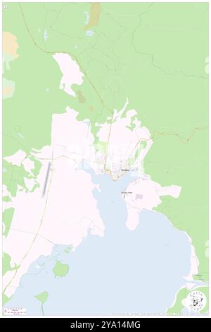 Sharonlee Strahan Villas, Westküste, AU, Australien, Tasmanien, s 42 8' 54''', N 145 19' 6'', Karte, Cartascapes Map, veröffentlicht 2024. Erkunden Sie Cartascapes, eine Karte, die die vielfältigen Landschaften, Kulturen und Ökosysteme der Erde enthüllt. Reisen Sie durch Zeit und Raum und entdecken Sie die Verflechtungen der Vergangenheit, Gegenwart und Zukunft unseres Planeten. Stockfoto