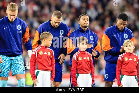 Budapest, 2024. 10. 11. UEFA Nations League, UNGARN-NIEDERLANDE, 2025, UNGARN-NIEDERLANDE, Puskas Arena, Budapest, Ungarn, - Credit: Gabriella Barbara Credit: Gabriella Barbara/Alamy Live News Stockfoto