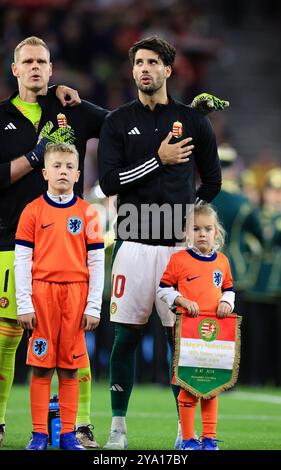Budapest, 2024. 10. 11. UEFA Nations League, UNGARN-NIEDERLANDE, 2025, UNGARN-NIEDERLANDE, Puskas Arena, Budapest, Ungarn, - Credit: Gabriella Barbara Credit: Gabriella Barbara/Alamy Live News Stockfoto