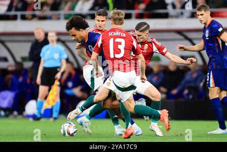 Budapest, 2024. 10. 11. UEFA Nations League, UNGARN-NIEDERLANDE, 2025, UNGARN-NIEDERLANDE, Puskas Arena, Budapest, Ungarn, - Credit: Gabriella Barbara Credit: Gabriella Barbara/Alamy Live News Stockfoto