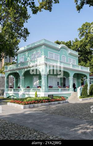 Alte portugiesische Kolonialvillen Touristenattraktion in taipa Gegend von macao macau china Stockfoto