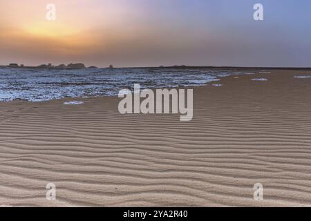 Die Weiße Wüste in Farafra in der Sahara von Ägypten. Afrika Stockfoto