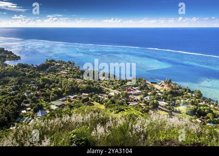 Moorea Island in Französisch-Polynesien Stockfoto