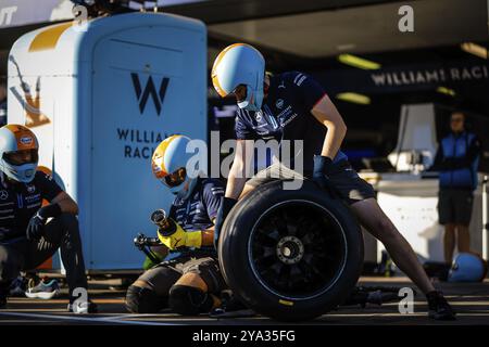 MELBOURNE, AUSTRALIEN, 21. MÄRZ: Williams Racing hält beim Großen Preis von Australien 2024 im Albert Park in Melbourne, Australien, Ozeanien Stockfoto