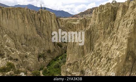 La Paz, Valle de la Luna malerische Felsformationen. Bolivien Stockfoto