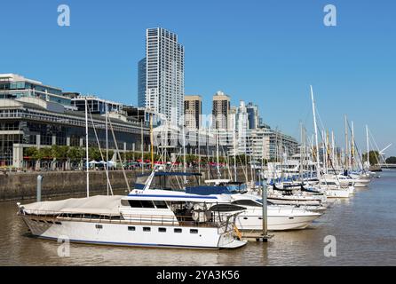 Yachthafen Puerto Madero Buenos Aires Argentinien Stockfoto