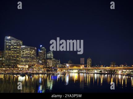 Darling Harbour Entertainment Area in sydney australien Stockfoto