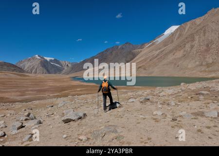 Trekking zum Shimshal Pass, Shimshal, Gojal, Pakistan Stockfoto