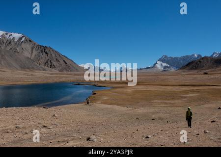 Trekking zum Shimshal Pass, Shimshal, Gojal, Pakistan Stockfoto