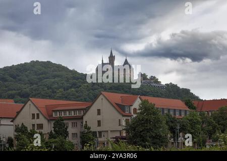 Schloss Wernigerode in Deutschland. Harz Stockfoto