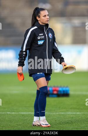 Potsdam, Deutschland. Oktober 2024. Fußball, Frauen: Bundesliga, 1. FFC Turbine Potsdam - SGS Essen, 6. Spieltag, Karl-Liebknecht-Stadion, Potsdamer Kornelia Grosicka. Quelle: Soeren Stache/dpa/Alamy Live News Stockfoto