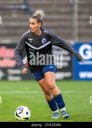 Potsdam, Deutschland. Oktober 2024. Fußball, Frauen: Bundesliga, 1. FFC Turbine Potsdam - SGS Essen, 6. Spieltag, Karl-Liebknecht-Stadion, Potsdamer Jennifer Cramer. Quelle: Soeren Stache/dpa/Alamy Live News Stockfoto