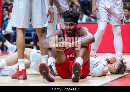 Zach LeDay #16 der EA7 Emporio Armani Milan - EA7 Emporio Armani Milano vs Paris Basketball - EuroLeague Basketball 2024-2025 - Mailand 11 oktober 2024 Credit: Kines Milano/Alamy Live News Stockfoto
