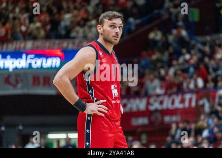 Stefano Tonut #7 der EA7 Emporio Armani Milan - EA7 Emporio Armani Milano vs Paris Basketball - EuroLeague Basketball 2024-2025 - Mailand 11 oktober 2024 Credit: Kines Milano/Alamy Live News Stockfoto