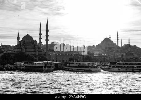 Istanbul, Turkije - 26. Mai 2023: Die neue Moschee ist eine osmanische Kaisermoschee in Eminonu. Stockfoto