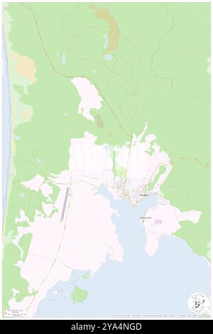 Strahan Golfplatz, Westküste, AU, Australien, Tasmanien, s 42 8' 24'', N 145 18' 36'', Karte, Cartascapes Map, veröffentlicht 2024. Erkunden Sie Cartascapes, eine Karte, die die vielfältigen Landschaften, Kulturen und Ökosysteme der Erde enthüllt. Reisen Sie durch Zeit und Raum und entdecken Sie die Verflechtungen der Vergangenheit, Gegenwart und Zukunft unseres Planeten. Stockfoto