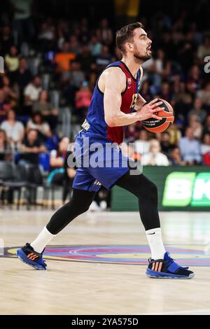 Tomas Satoransky vom FC Barcelona während des Basketballspiels der Turkish Airlines Euroleague zwischen dem FC Barcelona und Alba Berlin am 11. Oktober 2024 im Palau Blaugrana in Barcelona, Spanien Stockfoto