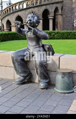 In Großbritannien - Oor Wullie, Statue, Dundee Stockfoto