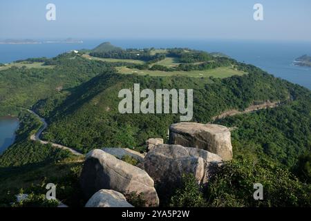 Po Toi O, Sai Kung, N.T., Hongkong Stockfoto