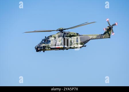 Deutsche Armee - NHIndustries NH90 TTH, Flugzeugträger bei der Royal International Air Tattoo 2024. Stockfoto
