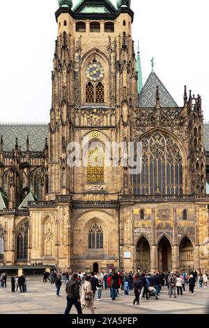 Veitsdom in Prag Tschechisch Stockfoto