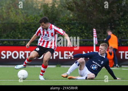 ROTTERDAM, 12-10-24, Sportpark Nieuw Terbregge, Saison 20234/2025, Betnation Tweede divisie, Jong Sparta - Koninklijke HFC, Jong Sparta Spieler Aymane Bais Credit: Pro Shots/Alamy Live News Stockfoto