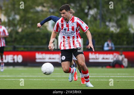 ROTTERDAM, 12-10-24, Sportpark Nieuw Terbregge, Saison 20234/2025, Betnation Tweede divisie, Jong Sparta - Koninklijke HFC, Jong Sparta Spieler Aymane Bais Credit: Pro Shots/Alamy Live News Stockfoto