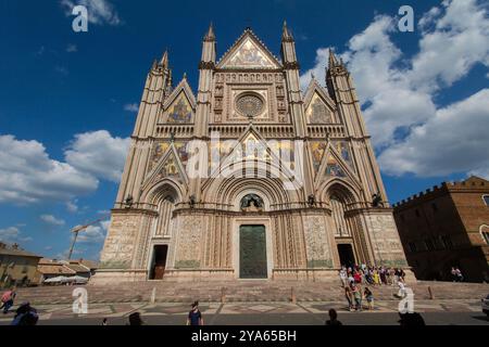 Kathedrale von Orvieto - Duomo di Orvieto; Cattedrale di Santa Maria Assunta - Umbrien, Italien Stockfoto
