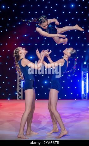 Brentwood Essex 12. Oktober 2024 London Festival of Gymnastics 2024 Credit: Ian Davidson/Alamy Live News Stockfoto