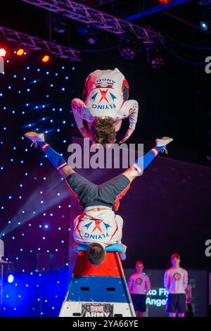 Brentwood Essex 12. Oktober 2024 London Festival of Gymnastics 2024 Credit: Ian Davidson/Alamy Live News Stockfoto