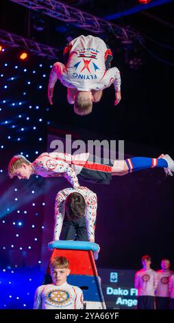 Brentwood Essex 12. Oktober 2024 London Festival of Gymnastics 2024 Credit: Ian Davidson/Alamy Live News Stockfoto