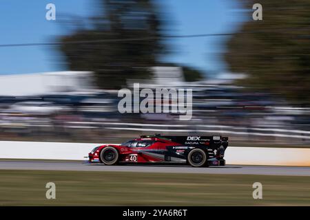 40 TAYLOR Jordan (usa), DELETRAZ Louis (che), HERTA Colton (usa), BUTTON Jenson (gbr), Wayne Taylor Racing mit Andretti, Acura ARX-06, Action während der Motul Petit Le Mans 2024, 11. Runde der IMSA Sportscar Championship 2024, vom 10. Bis 12. Oktober 2024 auf der Michelin Raceway Road Atlanta in Braselton, Georgia, Vereinigte Staaten von Amerika - Foto: DPPI Live News Stockfoto