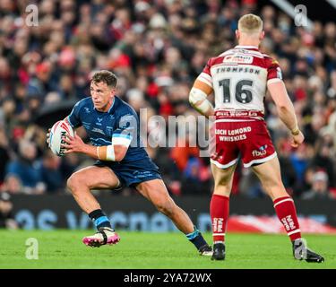 Jai Whitbread von Hull KR in Aktion während des Grand Final-Spiels der Betfred Super League Wigan Warriors gegen Hull KR in Old Trafford, Manchester, Großbritannien, 12. Oktober 2024 (Foto: Craig Thomas/News Images) Stockfoto