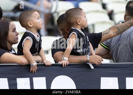 Fortaleza, Brasilien. Oktober 2024. CE - FORTALEZA - 10/12/2024 - BRASILIANISCHE B 2024, CEARA x PONTE PRETA - Fans während des Spiels zwischen Ceara und Ponte Preta im Stadion Arena Castelao für die brasilianische B 2024 Meisterschaft. Foto: Baggio Rodrigues/AGIF (Foto: Baggio Rodrigues/AGIF/SIPA USA) Credit: SIPA USA/Alamy Live News Stockfoto