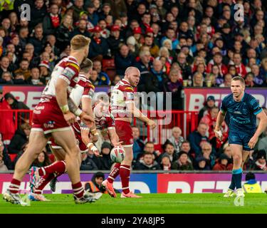 Manchester, Großbritannien. Oktober 2024. Betfred Superleague Grand Final: Hull Kingston Rovers gegen Wigan Warriors. Credit Paul Whitehurst/PBW Media/Alamy Live News Stockfoto