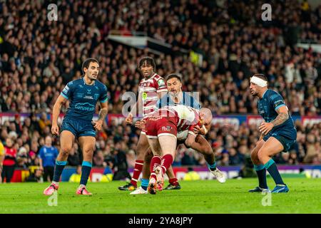 Manchester, Großbritannien. Oktober 2024. Betfred Superleague Grand Final: Hull Kingston Rovers gegen Wigan Warriors. Credit Paul Whitehurst/PBW Media/Alamy Live News Stockfoto